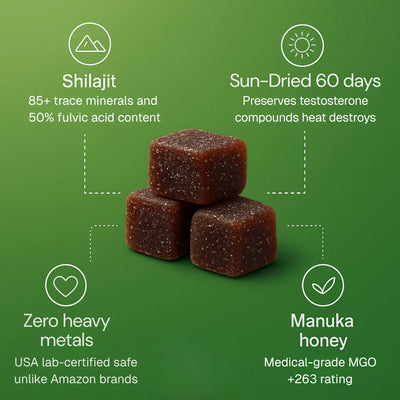 ASCEND® 3 in 1 Wellness Shilajit Gummies