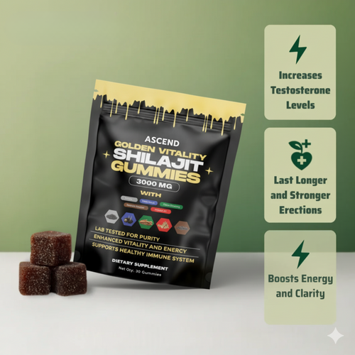 ASCEND® 3 in 1 Wellness Shilajit Gummies