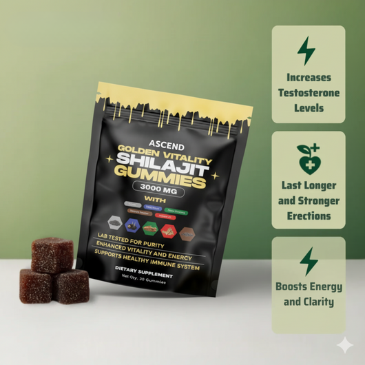 ASCEND® 3 in 1 Wellness Shilajit Gummies